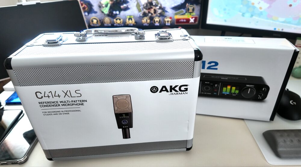 配信者さんにもおすすめ〉AKGのC414XLSコンデンサーマイクを購入して
