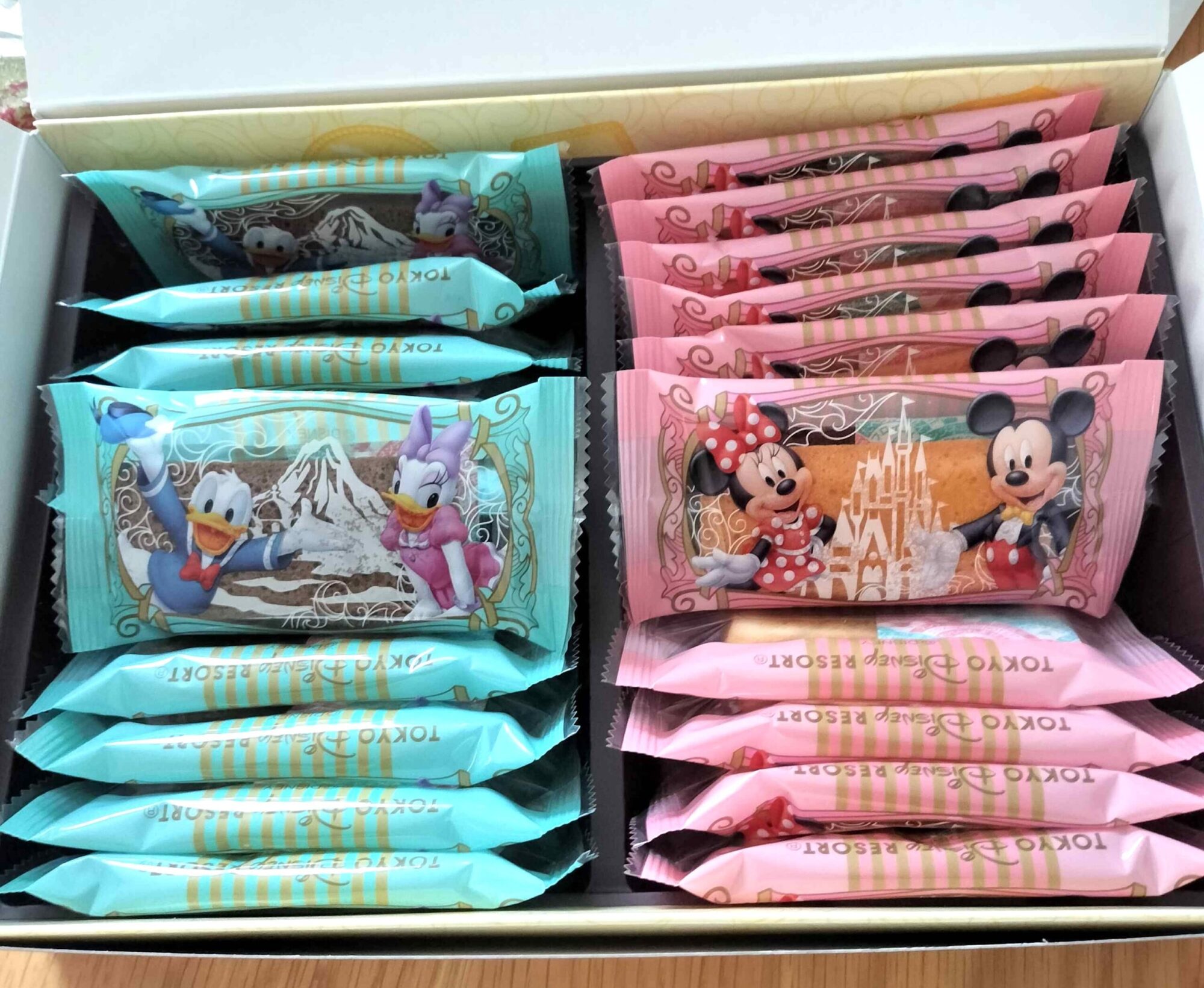 東京ディズニーシーで購入したフィナンシェの個包装