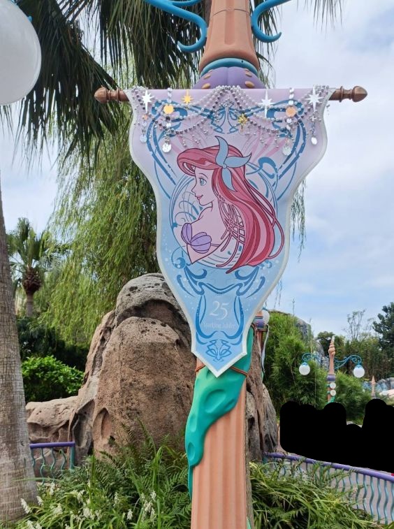 東京ディズニーシーのマーメイドラグーンの装飾