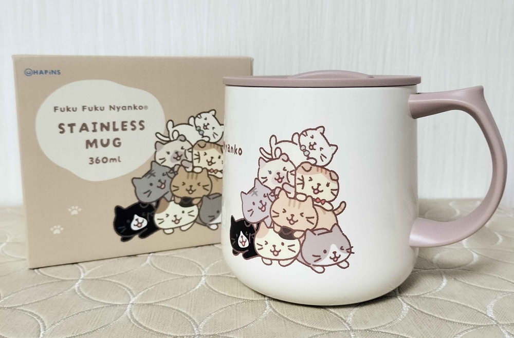 ふくふくにゃんこのステンレスマグ