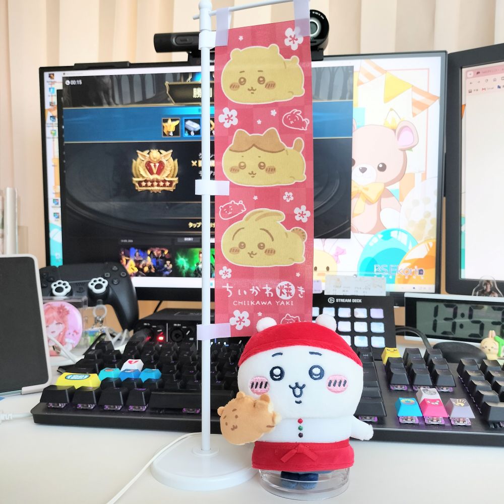横浜みなとみらいのちいかわ焼き屋さんで購入したオリジナルグッズ
