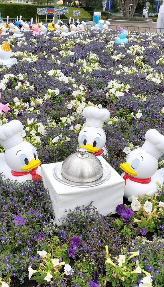東京ディズニーランドのドナルドのクワッキー・ダック！ダック！ダックシティ！のデコレーション