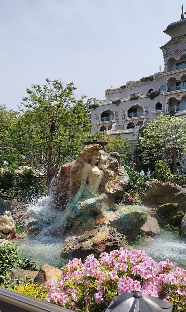 東京ディズニーシーのアリエルの噴水