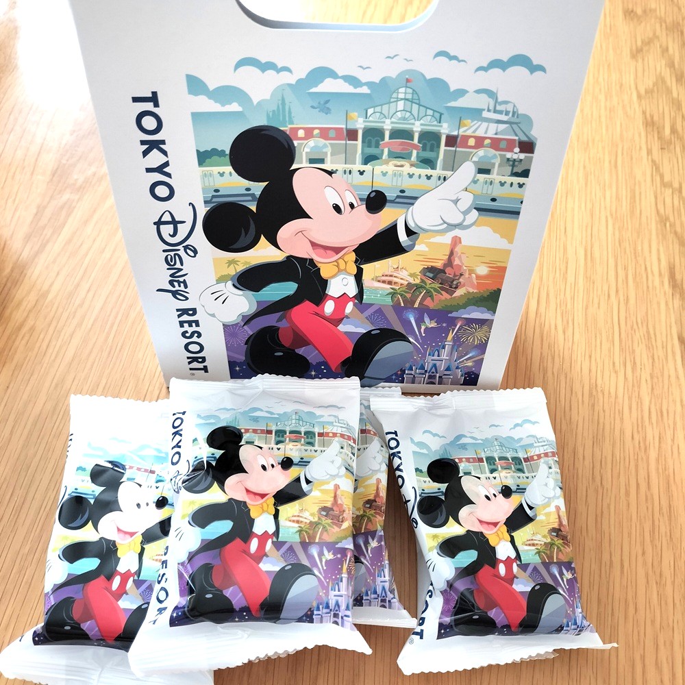 ディズニーランドで購入したブラウニーのパッケージ