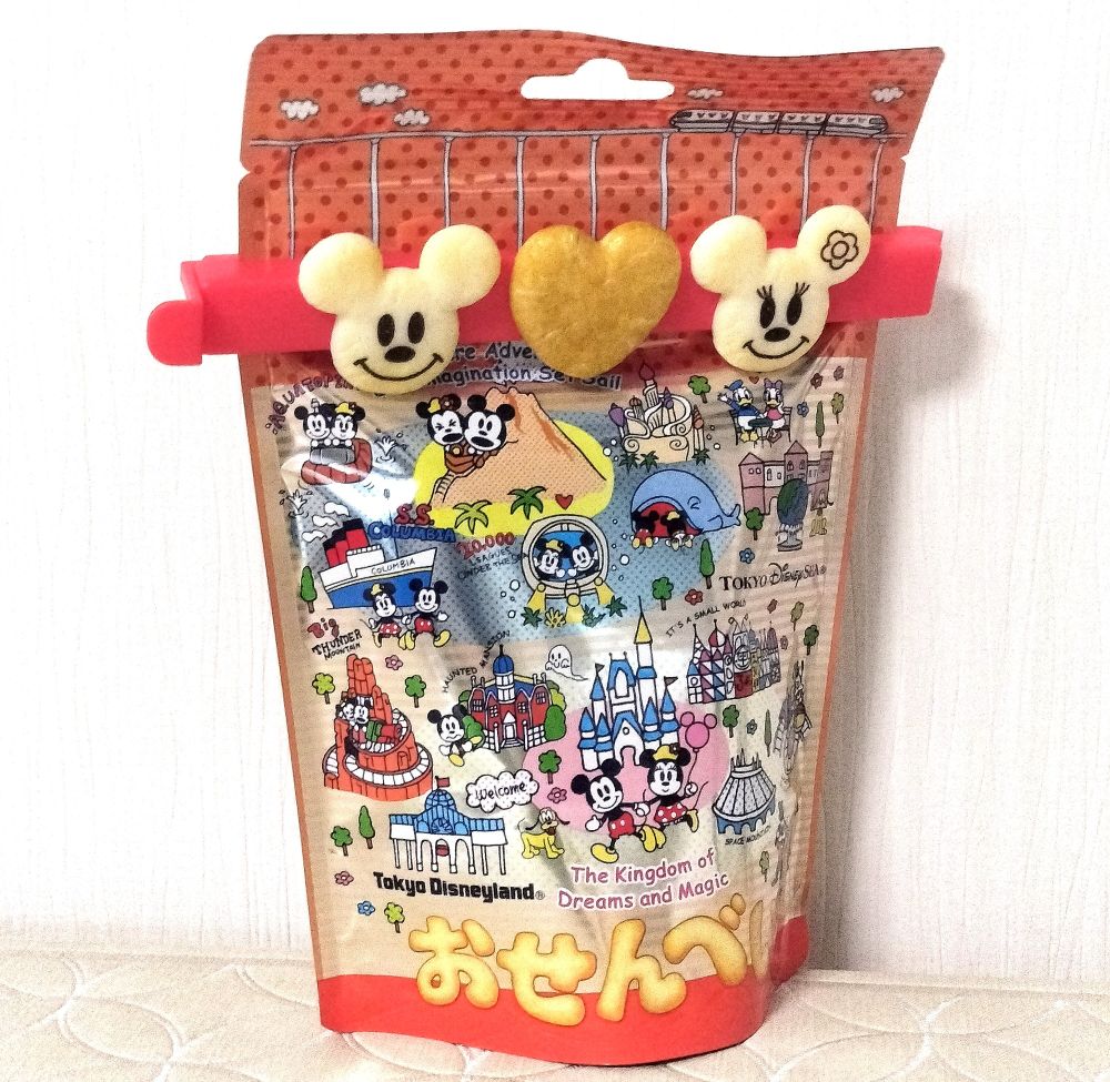 東京ディズニーシーパーク内で購入したお土産のおせんべい