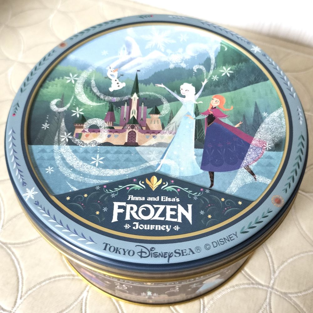 東京ディズニーシーパーク内で購入したお土産のスノーボールクッキー