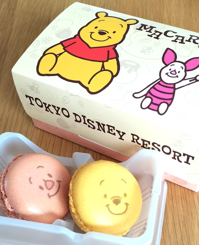ディズニーランドで購入したくまのプーさんのマカロン