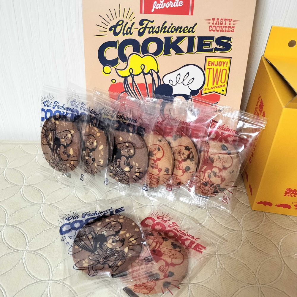 ディズニーランドで購入したチョコチップクッキーの個包装