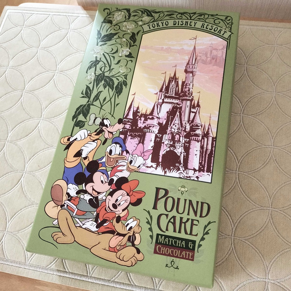 ディズニーランドで購入したパウンドケーキのパッケージ