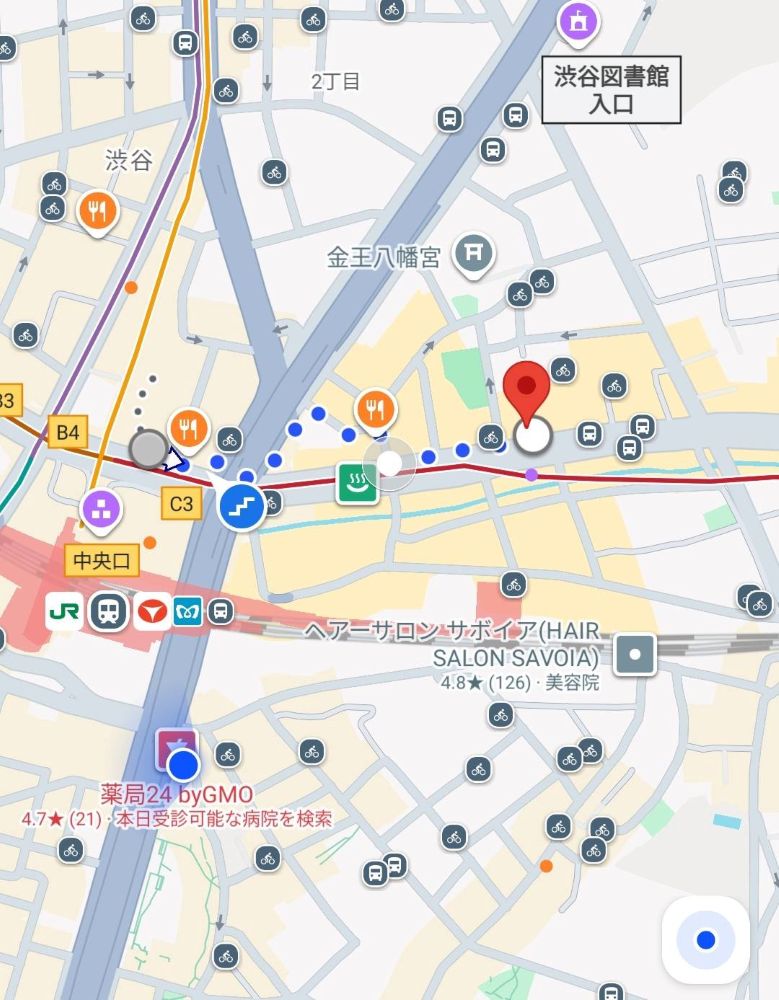 渋谷Googleマップ